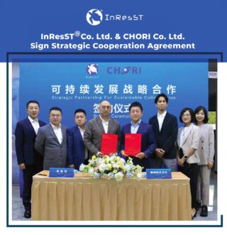 InResST Co. Ltd. and CHORI Co. Ltd. Sign Strategic Sustainable Cooperation Agreement
                                        
                                        We are pleased to announce that on September 22nd, InResST Co. Ltd. and CHORI Co. Ltd. officially signed a strategic cooperation agreement focused on sustainable development.
                                        
                                        This partnership represents a significant step in expanding our presence in the Japanese market, with both parties committed to joint product development and customer collaboration across key industries.
                                        
                                        We look forward to building a strong and impactful partnership.
                                        
                                        #InResST #CHORI #StrategicPartnership #SustainableDevelopment #RecycledMaterials #JapanMarket #CircularEconomy #SustainableInnovation